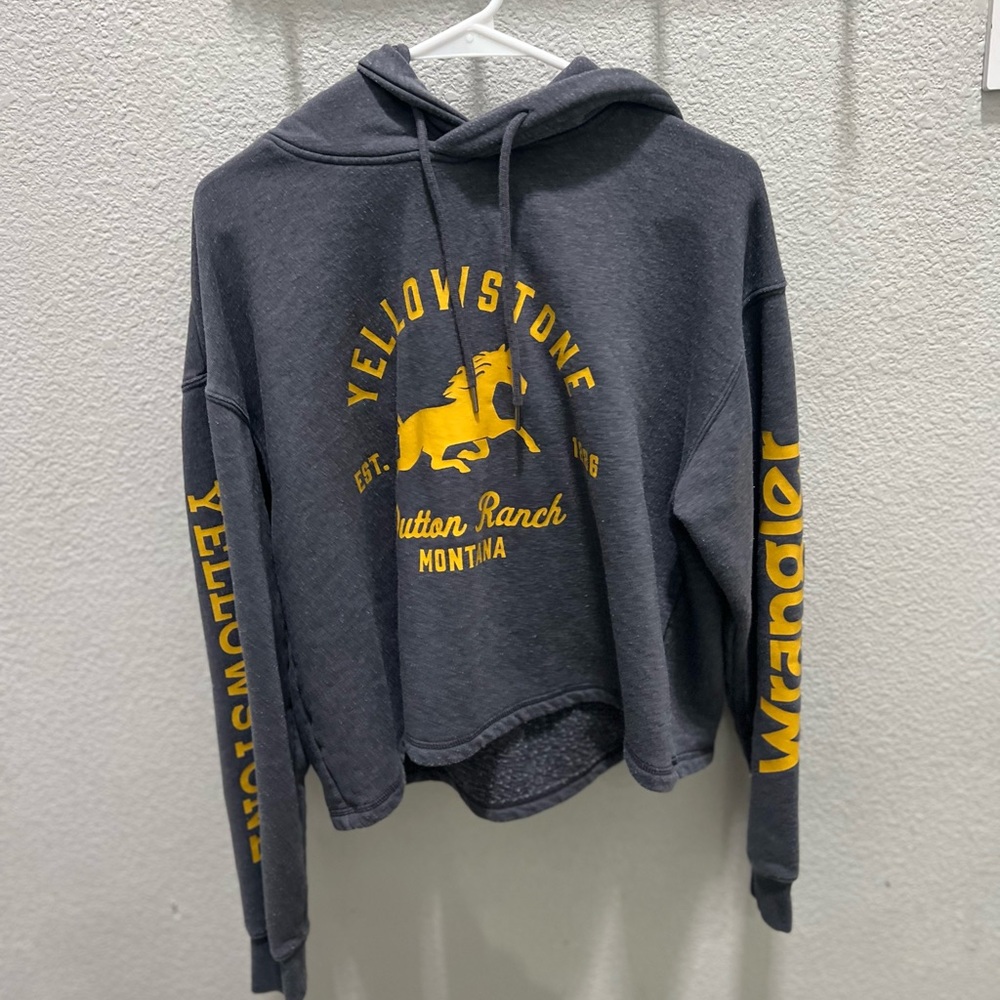 Wrangler Yellowstone Crop Hoodie